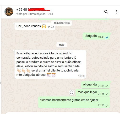 Depoimento WhatsApp